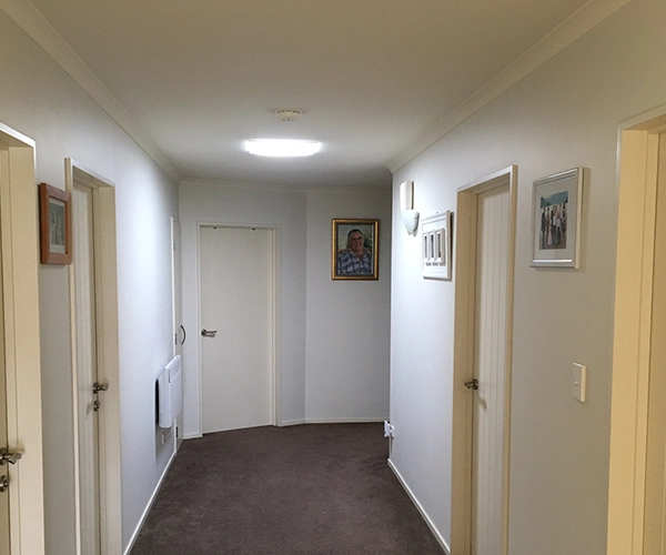 Hallway 8 after