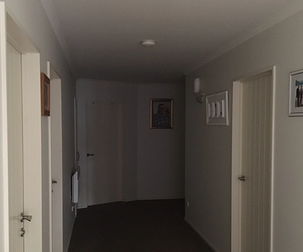Hallway 8 before