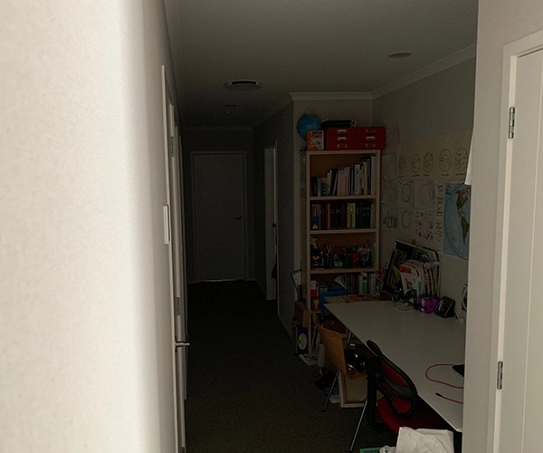 Hallway 5 before